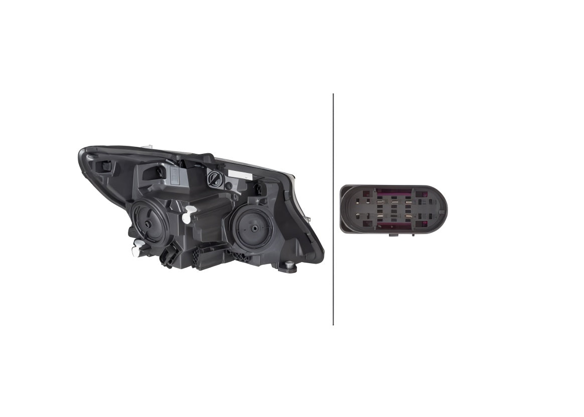 OPTICO DELANTERO IZQUIERDO MERCEDES BENZ VITO 109-111-114 W447 2014-2019 MARCA HELLA