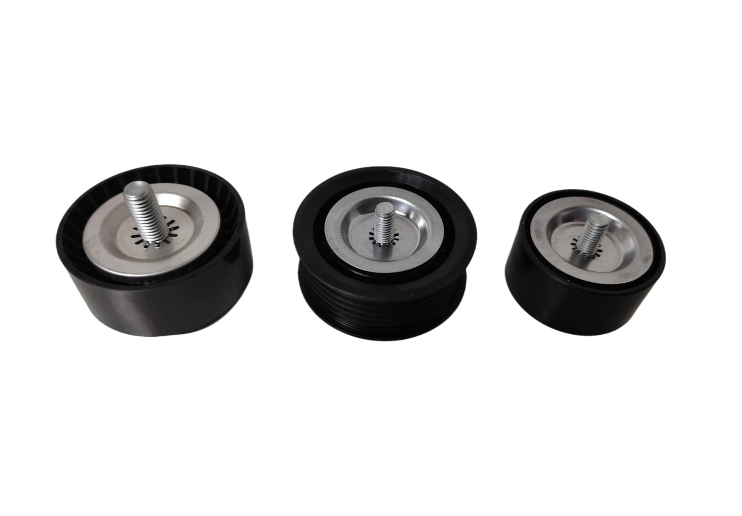 KIT DE POLEAS (3) MERCEDES BENZ SPRINTER 315-415-515 / VITO 110-113 2003-2019 MARCA FREY
