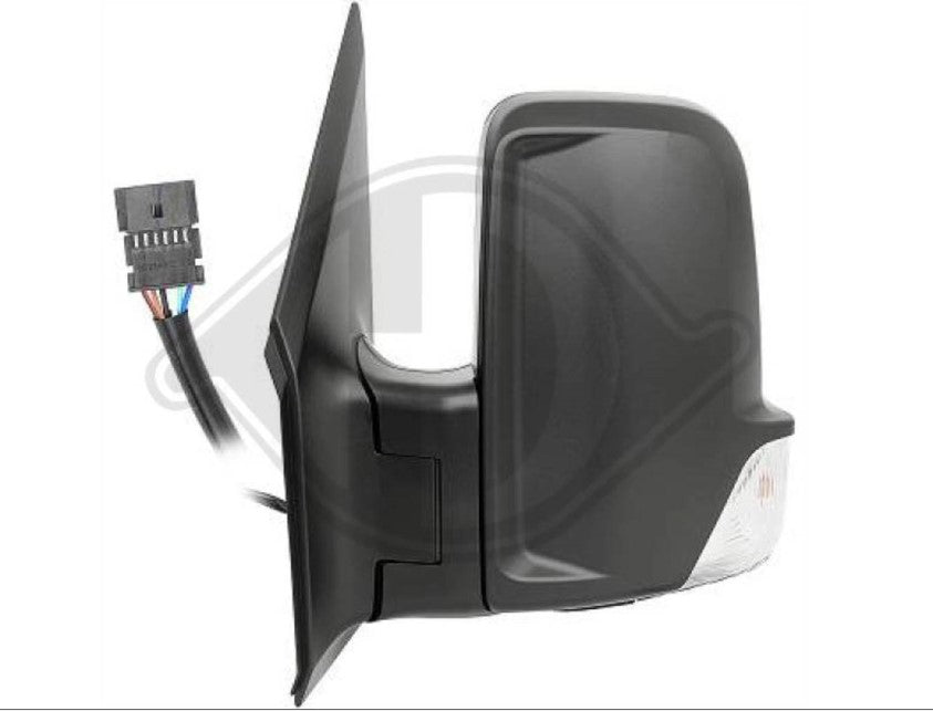 Cristal De Espejo Lateral Izquierdo Convexo Para Mercedes Sprinter 2018-2024, Adhesivo