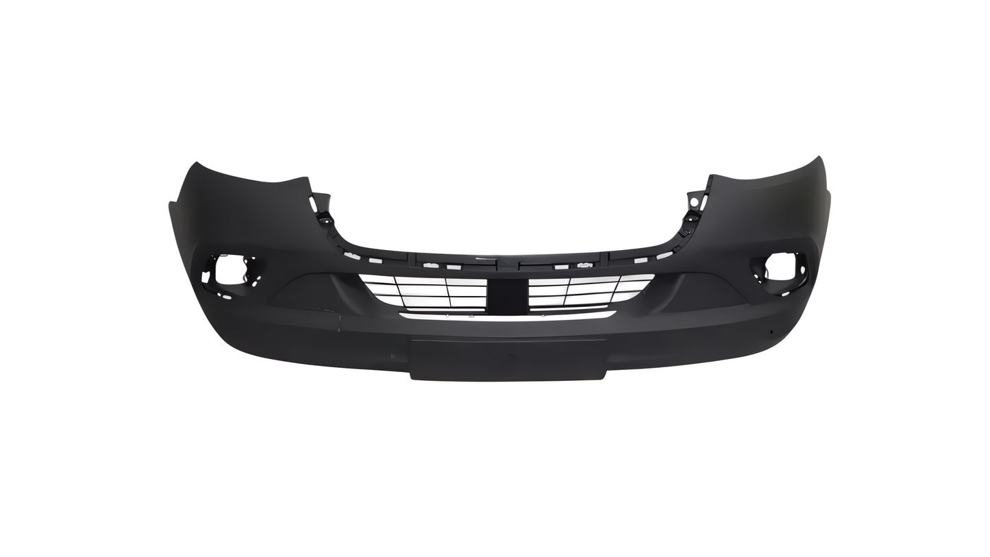 PARACHOQUE DELANTERO CON ORIFICIOS NEBLINEROS, MERCEDES BENZ SPRINTER 314-316-416-516  2019-2024 MARCA NIBD