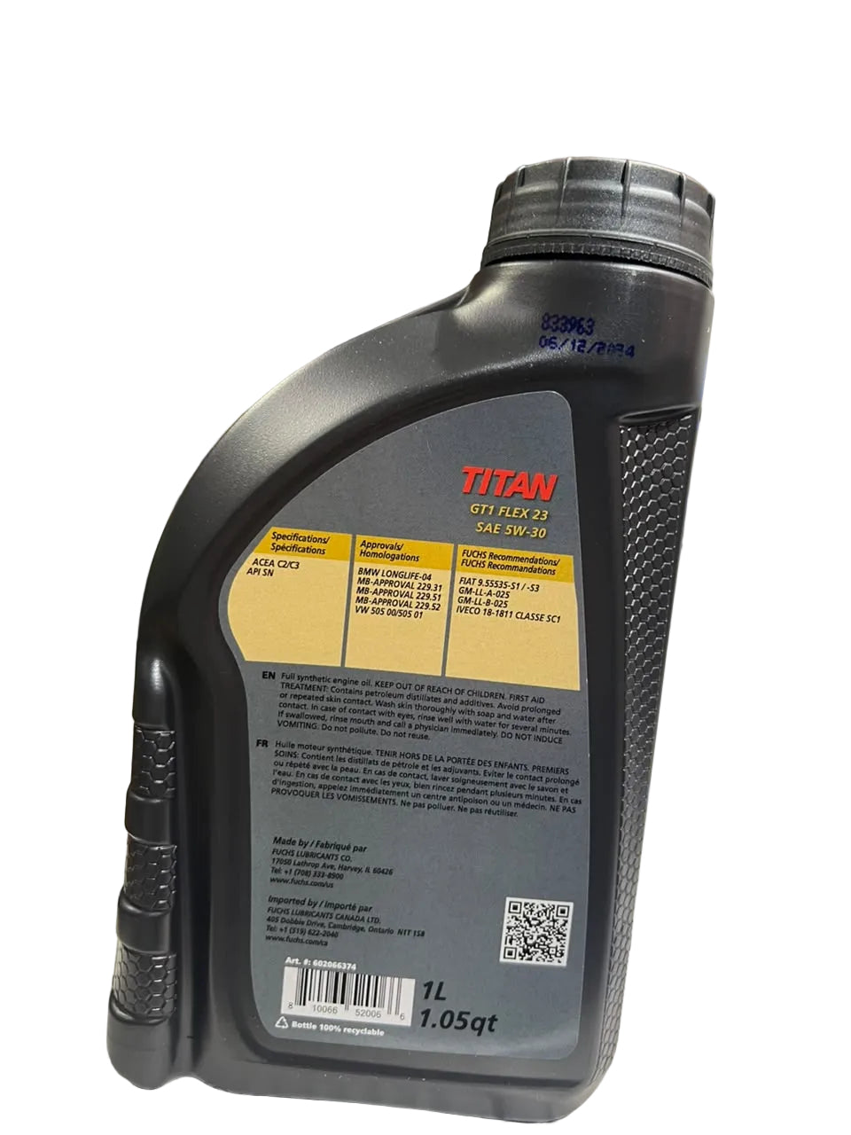 Aceite Motor 5W30 1LT Fuchs 4001541227495