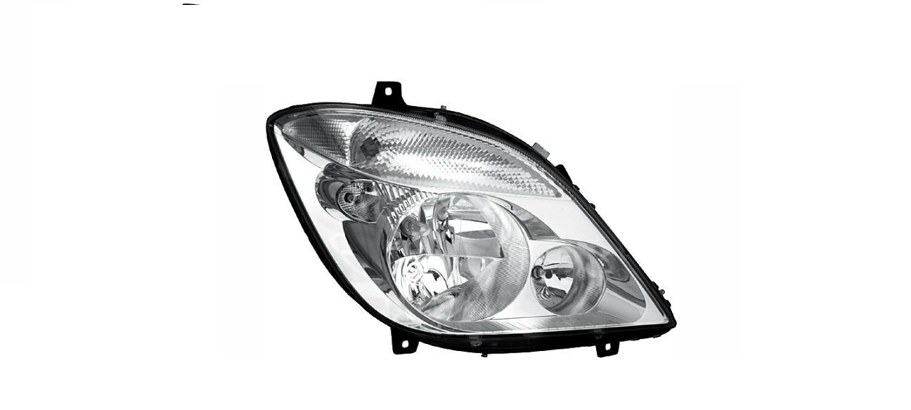 OPTICO DELANTERO DERECHO MERCEDES BENZ SPRINTER W906  315-415-515  2012-2019 MARCA DIEDERICHS
