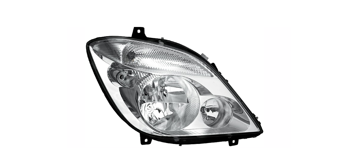 OPTICO DELANTERO DERECHO MERCEDES BENZ SPRINTER W906  315-415-515  2012-2019 MARCA DIEDERICHS