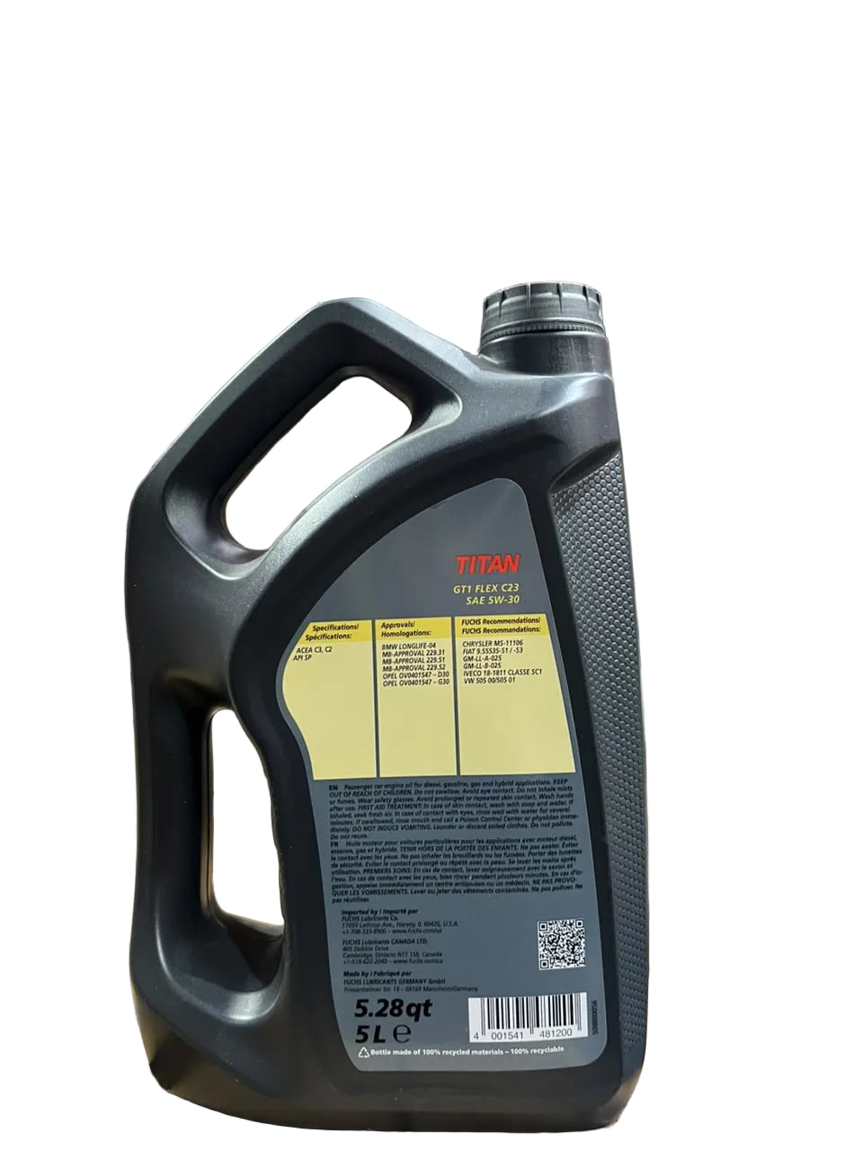Aceite Motor 5W30 5LT Fuchs 4001541230136