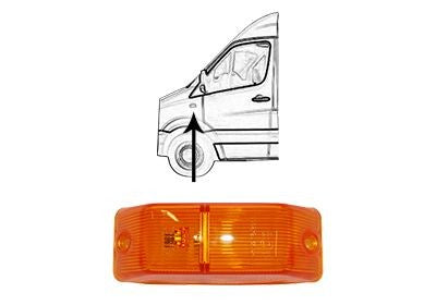 Luz Intermitente Lateral L/h/Rh Mercedes Benz Sprinter (W906) Años 12-19 0018204921